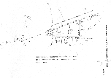 [Facsimile of page with map of base and part of lake bed]